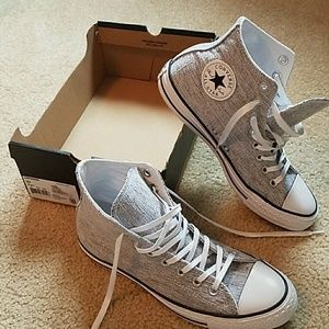 Converse Sparkle Knit Hi-Tops